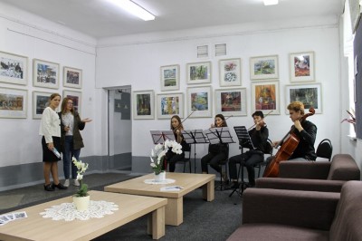 Vernisarea expoziției de pictură a elevilor și profesorilor Liceului Academic de Arte Plastice ”Igor Vieru” din 27.09.2019.